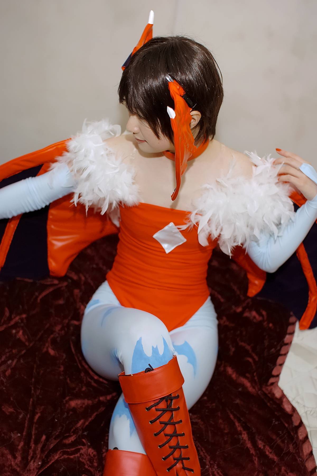 [Cosplay] 2013.04.08 Hot Lilith and Morrigan sexy Cosplay